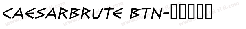 CaesarBrute BTN字体转换
